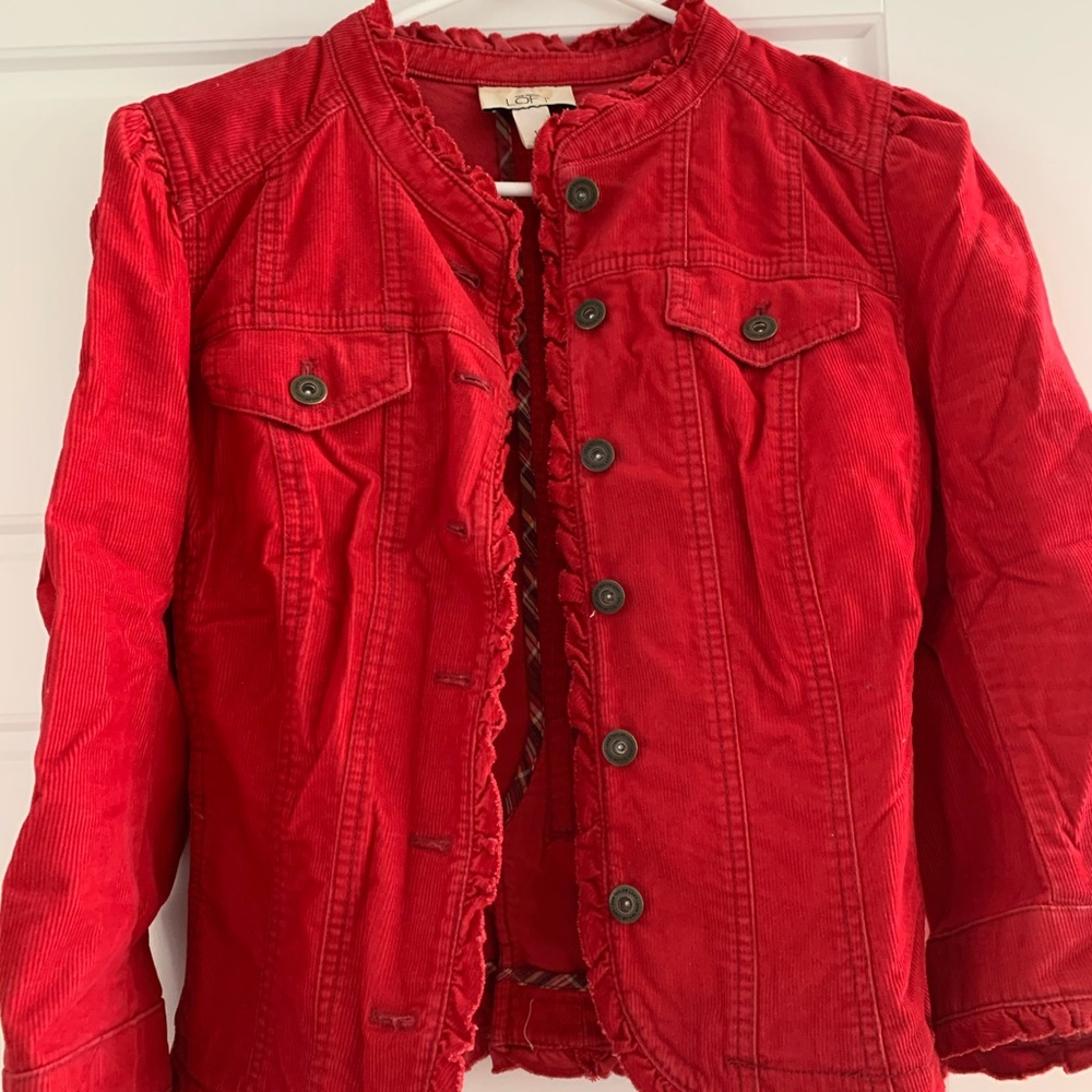 Red Corduroy Jacket